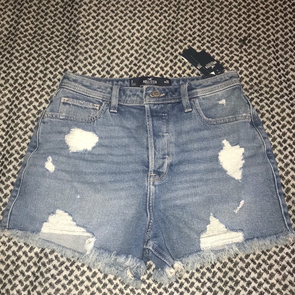 Hollister ultra high rise mom shorts